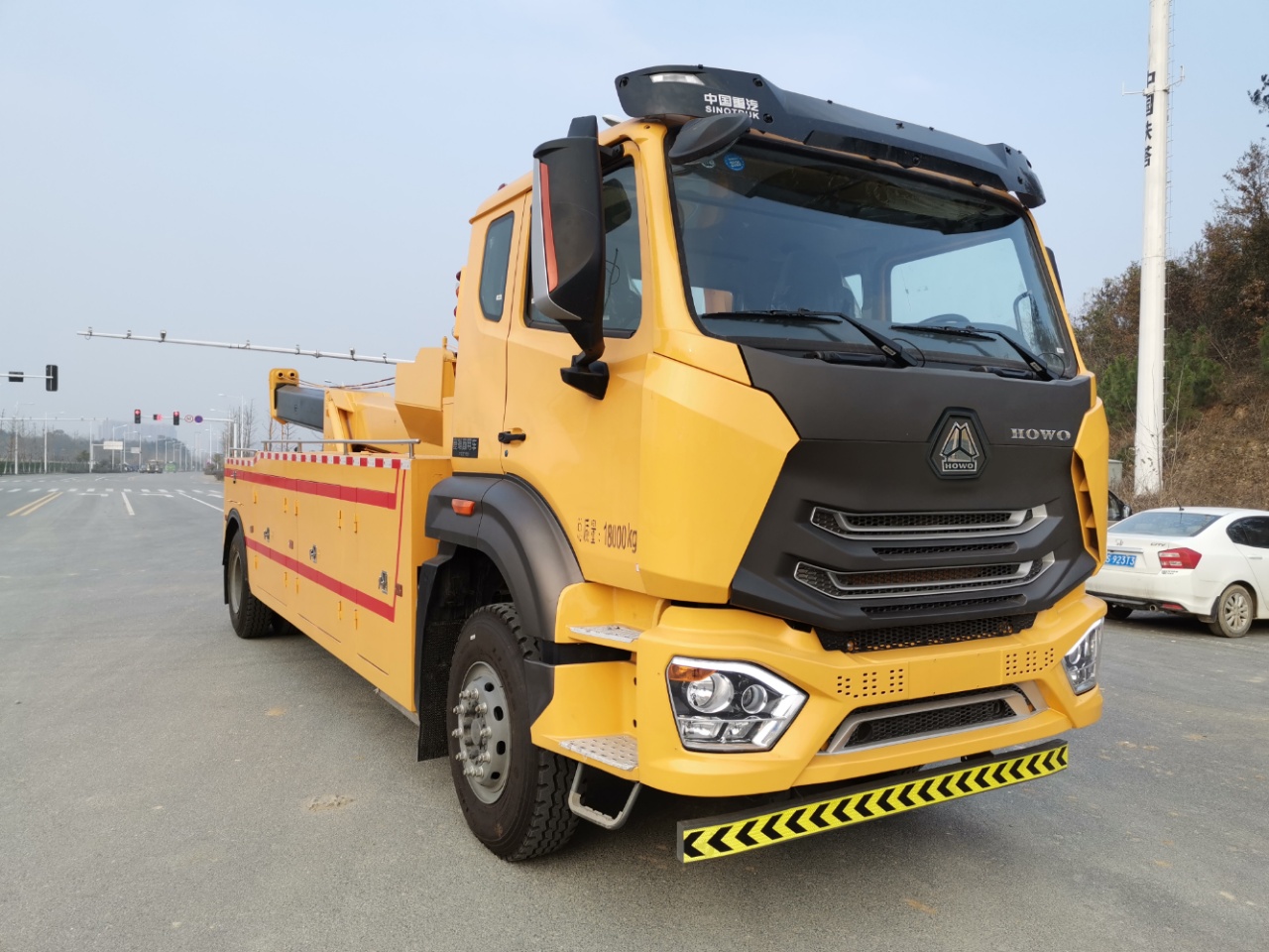 重汽豪沃單橋16噸拖吊聯(lián)體清障車 重汽豪沃單橋16噸拖吊聯(lián)體清障車